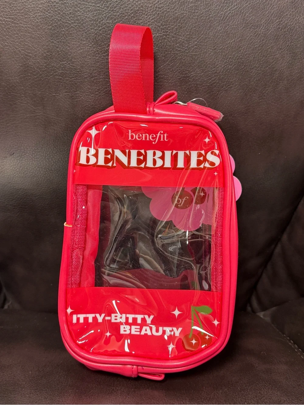 Benefit Cosmetics BENEBITES Itty-Bitty Beauty Mini Makeup Bag NWT